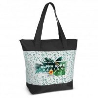 Tropical themed beach bag
