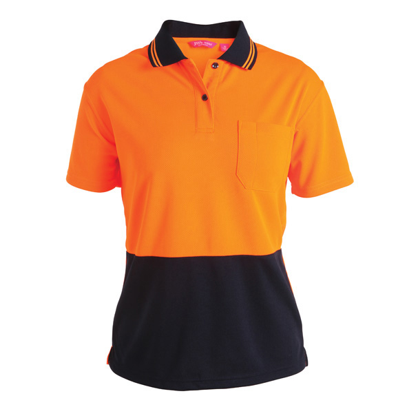 Ladies Hi Vis S/S Comfort Polo