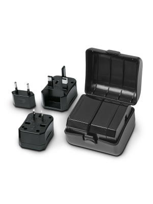 Universal Travel Adapter Black