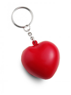 Anti Stress Heart On Keychain