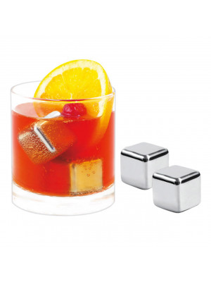 Ice Cubes With Velvet Pouch and Box in Magnetic Gift Box - Set of 4 AVANTI