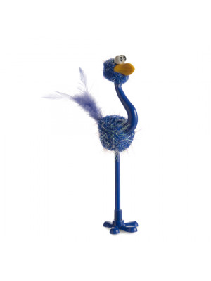 Ostrich Plastic Ballpen With Blue Ink