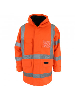 HiVis "6 in 1" Breathable Rain Jacket Biomotion