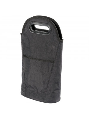 Slate Two Bottle Insulated Wine Cooler & Carrier