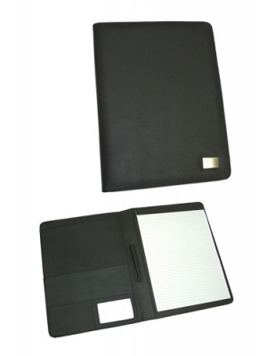 Black Leather A4 Pad Cover