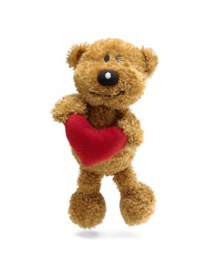 Brown Bear Holding A Red Heart