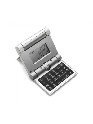 Automatic Opening Plastic Calculator With Clock And Calendar