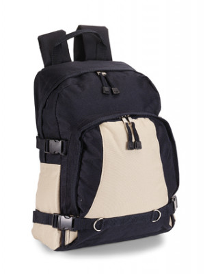 Polyester 600D Rucksack With A Front Zipped Pocket