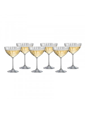 Waterfall Cocktail Saucer Set of 6