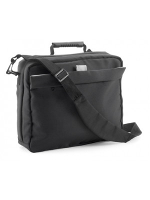 Cambridge 14" Laptop Bag In A 1680d Polyester Material With Rubber Handles