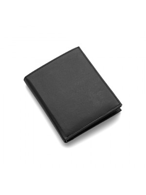 Bonded Leather Wallet With Notes