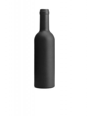 Black Rubberized Bottle