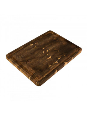 End Grain Cutting Board with Juice Groove