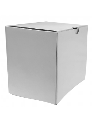 Single Cup Folded Box (Tall) - White