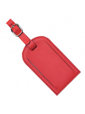 Covered Luggage Tag - Red