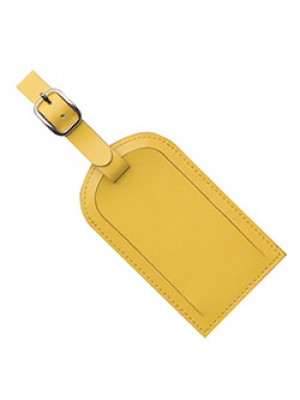 Covered Luggage Tag - Yellow