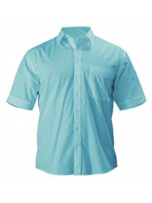 Poplin Business Shirt - Short Sleeve W/ Pocket