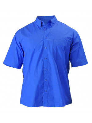 Cross-Dyed Business Shirt - Short Sleeve W/ Pocket