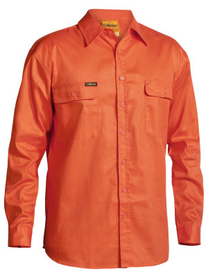 Hi Vis Drill Shirt - Orange