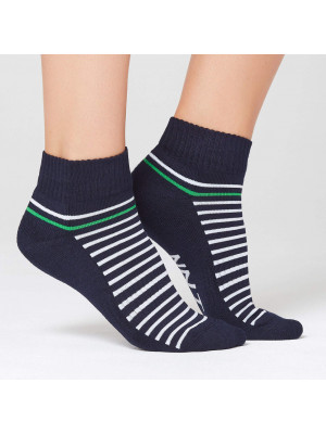 Bamboo Sports Sock Ankle Length Stripe