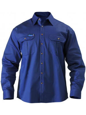 Coldblack Treated Drill Shirt - Long Sleeve