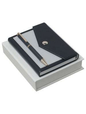 Set Cacharel (ballpoint Pen & Black Note Pad A6)