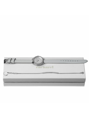 Cacharel Pack (watch & Silver Bracelet)