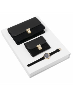 Set Montmartre Black (mini Wallet, Watch & Lady Bag)