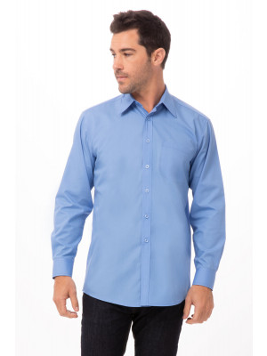 Basic Men's Long Sleeve Dress Shirt