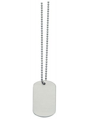 Engraved Stainless Steel Dog Tag