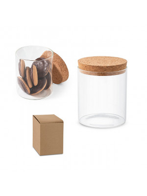 700ml Glass Jar with Cork Lid