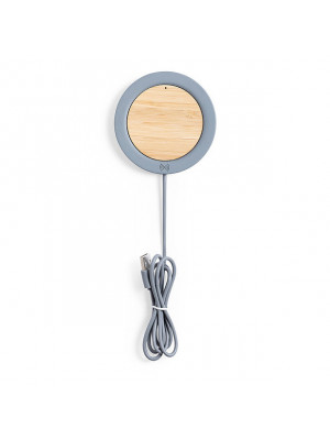 Limestone Cement/ Bamboo Wireless Charger