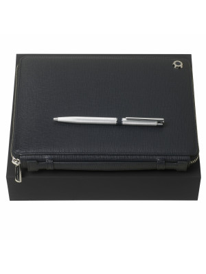 Set Hugo Boss (ballpoint Pen & Leather Conference Folder A5)