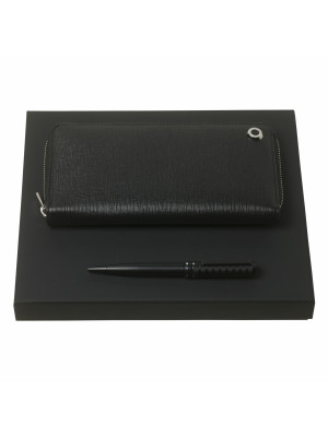 Set Hugo Boss (ballpoint Pen & Premium Long Zipped Folder)