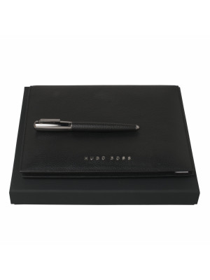 Set Hugo Boss Black (Premium rollerball Pen & Folder A5)