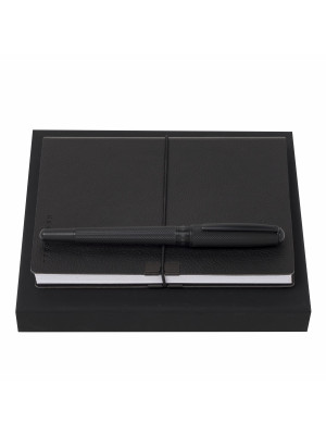 Set Hugo Boss Black (rollerball Pen & Note Pad A6)