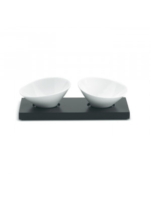 2 Pcs Snack Plate W/ Tray