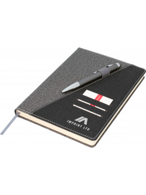 Ottawa A5 Notebook-Black/Grey