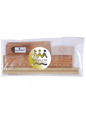 Bamboo Stationery Set in Cello Bag
