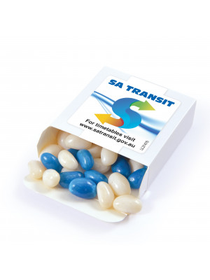 Corporate Colour Jelly Beans in 50 gram Box 
