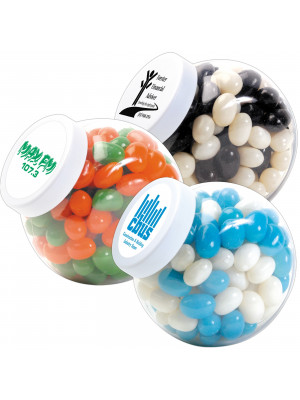 Corporate Colour Mini Jelly Beans in Container