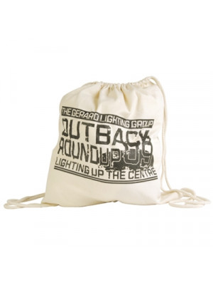 Calico Library Back Pack With Drawstring - 200 Gsm