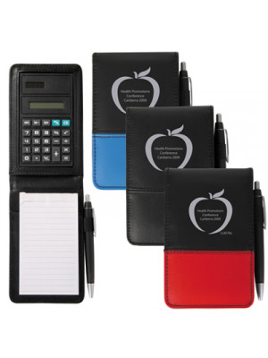 Pvc Notepad With Calculator And Pen