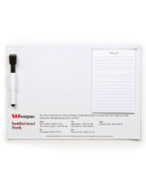 A4 Magnetic Whiteboard W/ Notepad