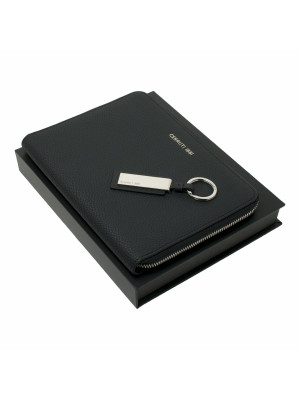 Set Hamilton Black (conference Folder A5 & Key Ring)
