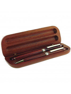 Double Wooden Pen Gift Box