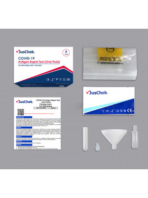 JusChek Antigen Rapid Test(Oral Fluid) 5 Pack