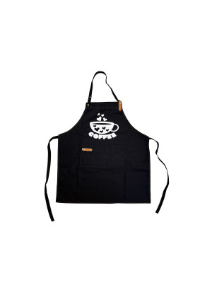 Poly-Cotton Canvas Full Bib Apron With Adjustable Neck Strap