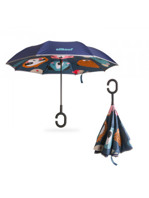 Children's Reversible Folding Umbrella