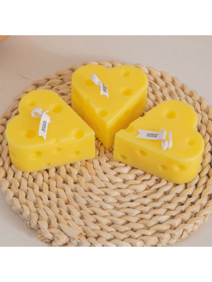 Heart Shape Cheese Candles